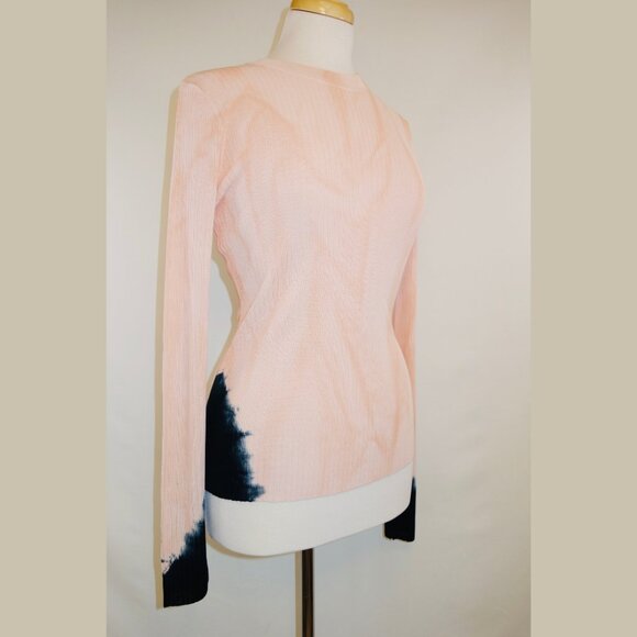 Proenza Schouler Pink Dip Tie Dye Long Sleeve Top - Size M - Picture 8 of 14